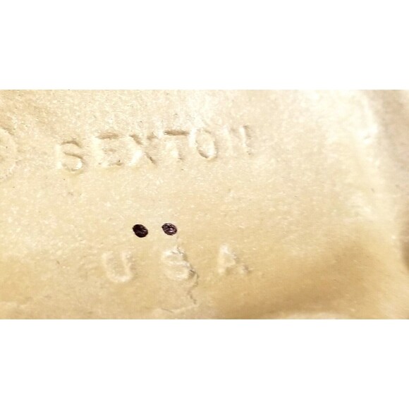 Vintage Sexton Powder Horn Metal Wall Decor Black Powder Hunting 8.5"x6"x1" - Picture 3 of 3